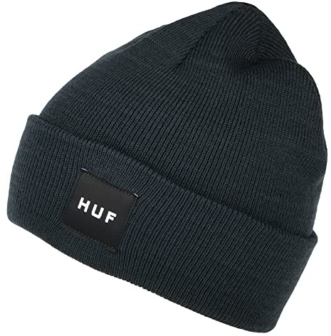HUF Box Logo Beanie Mütze - Marineblau