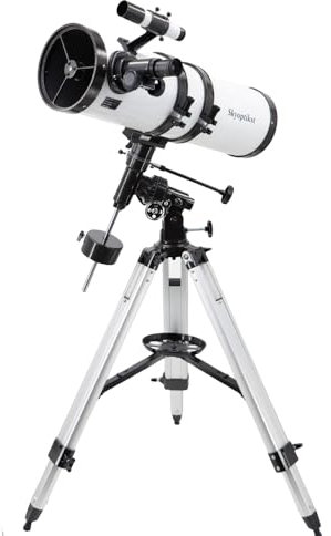 Skyoptikst 750x 150mm Reflektor Newtionan Astronomisches Teleskop High Power Äquatorial Mount Stern Planet Mond Saturn Jupiter
