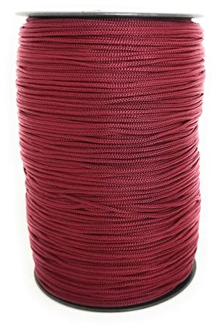 LE ANTICHE MERCERIE Cordoncino Thai per Borse all' Uncinetto Rocca 500GR Vari Colori (Bordeaux 26)