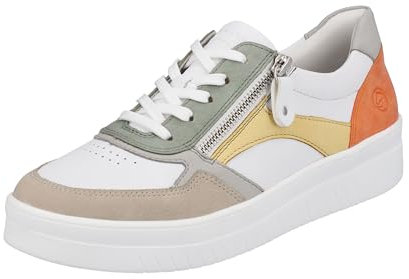 Remonte Damen D0J01 Sneaker, Mehrfarbig, 43 EU