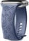 Mastten Armband Mit Rosenblumengravur Für Apple Watch 38mm-42mm, Weiches Silikon Blumenmuster Für iWatch Series 10-1, Damen, Blau Grau
