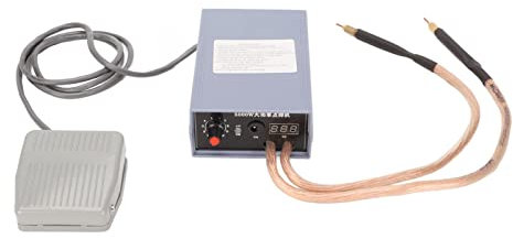 LBEC Mini Puntatrice Portatile 100-240V Puntatrice Manuale per Acciaio Inox Nichel (Spina UE)