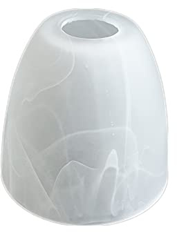 Lampenschirm Loxy E14, Glas, Ersatzglas, Schirm, Ersatzschirm, Lampenglas für Pendellampe, Tischlampe, Fluter, Leuchte (1x konisch groß)