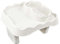 Whirlpool-Tischtablett, verstellbarer Whirlpool-Beistelltisch mit rutschfestem Getränkehalter, passend für aufblasbare Spa/Pool/Badewanne, Whirlpool-Zubehör, Beige