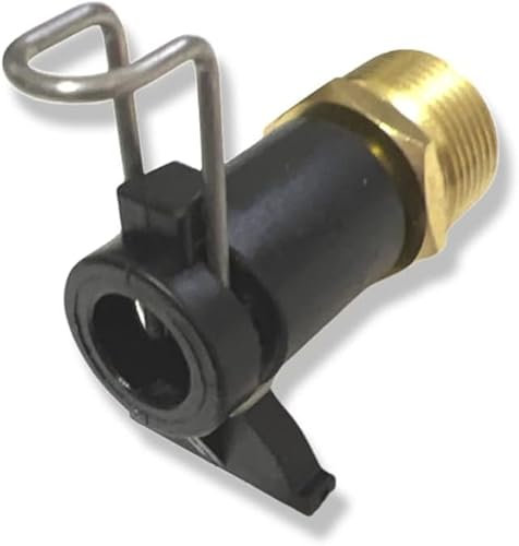 M&M Smartek Adaptateur haute pression pour tuyau / convertisseur pour nettoyeur haute pression compatible avec Kärcher, Black & Decker, Nilfisk G1/4 ou avec M22 IG (option C pour Bosch/Parkside et