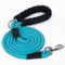 Aiminto Dog Leash, Braided Rope Traction – Walking Training Lead for Medium/Large Dogs ((1/2) - 6FT, Light Blue)