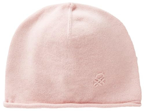 United Colors of Benetton Damen Strickmütze 1235da00y Beanie-Mütze, Rosa, One Size