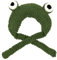 ZEACCT 1 Stück Frosch Strickmütze, Großes Auge Froschkappe, Gestrickte Ohrenschützer Häkeln, Outdoor Winddichte Beanie Hüte, für Draußen, Ohrenschutz, Festival, Cosplay, Hut für Damen und Mädchen