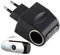 Maciun Adaptador de Enchufe para Coche, Adaptador de Enchufe de Coche, convertidor de mechero Estable con indicador LED, Accesorios de Coche CA/, Color, para cámara de salpicadero, emisora de