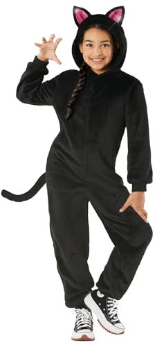 Morph Cat Costume Gatto Bambina, Vestito Carnevale Gatta Bambina, Costume Carnevale Gatto Bambino XL