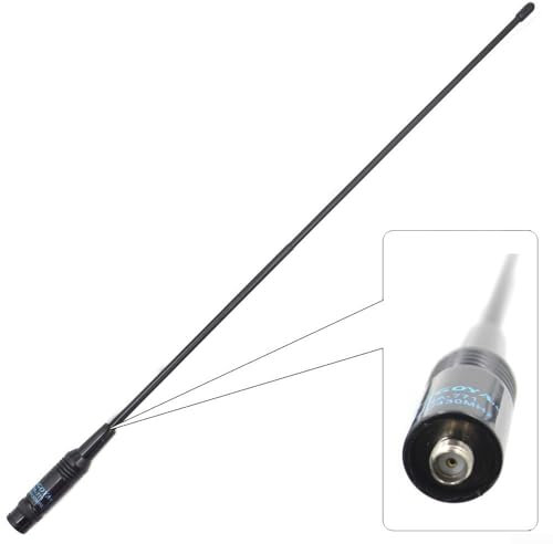 Aumenta la señal de radio con para NAGOYA NA771 SMAFemale F UV5R BF888S UV82 para antena Walkie Talkie (A)