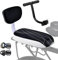 Siège Sécurité pour Enfant,Accessoires de Siège Vélo, Comprenant Coussin et Dossier, Accoudoirs de Repose-Pieds, Vélo Pièces Accessoires Sièges,Dossier en éponge Douce (Noir et Blanc)