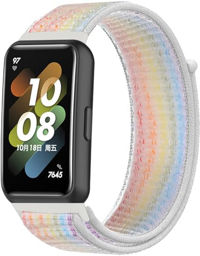 Cinturino di ricambio in nylon per Huawei Band 7, Cinturino da orologio sportivo Bracciali per Huawei Band 7