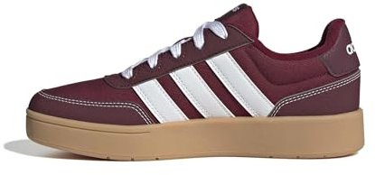 adidas Unisex Kinder BREAKBASE Shoes JUNIOR, Collegiate Burgundy/FTWR White/Shadow red, 40 EU