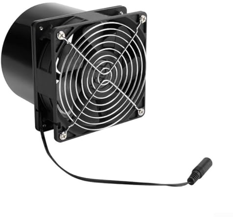 Duct Exhuast Fan, Ventilation Fume Extractor Kitchen Exhaust Fan Adjustable Speed, For Bathrooms Kitchens Basements