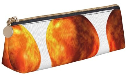 Uusnwaa Federmäppchen aus Leder mit Mars-Planeten-Druck, Federmäppchen mit Reißverschluss, Kosmetik-Organizer-Tasche für Schule, Büro, Damen, Herren