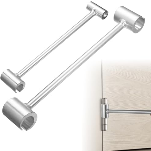 2 Pcs Hinge Gap Adjustment Wrench for Fire & Security Doors 14‑19mm 23‑25mm | Two‑size hinge adjuster kit (14‑19mm & 23‑25mm), sturdy wrench for fast hinge‑gap adjustment on fire doors and security doors