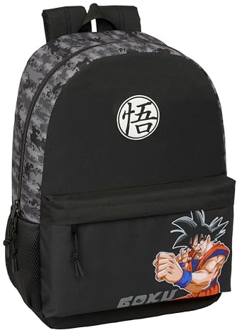 Dragon Ball Schulrucksack für Kinder, ideal für Kinder verschiedener Altersgruppen, bequem und vielseitig, Qualität und Widerstandsfähigkeit, 30 x 14 x 46 cm