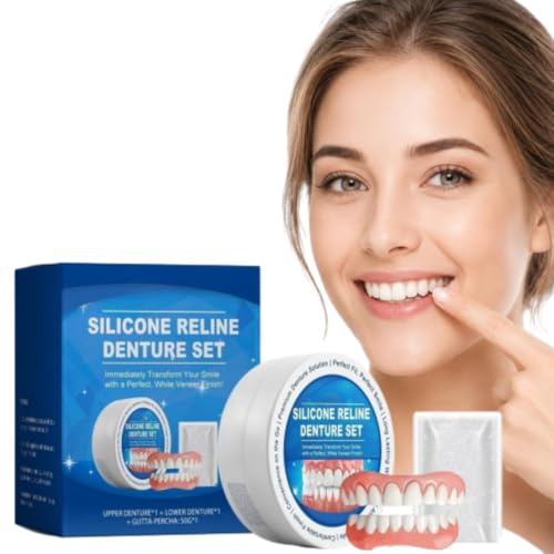 Prothèse Dentaire Silicone Bikenda, Pour Hommes Et Femmes – Ajustement rapide, sourir plus beau (1 Pcs)