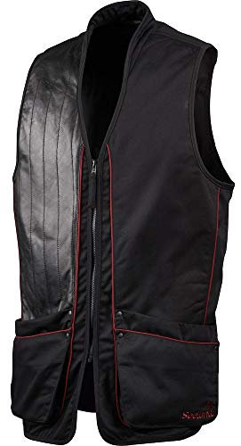 Seeland | Men's Tournament Waistcoat Vest | Practical Hunting Hiking and Trekking Attire | Black | S