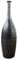 VIVANNO Vase Deko Bodenvase Dekoration Fiberglas Delgada, Schwarz Silber 65 x 18 cm