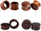 TBOSEN Set of 4 Paars Holz Gauges Ohr Tunnels Double Flare Ohr Plugs Expander Body Piercing Schmuck