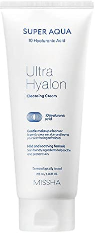 MISSHA Super Aqua Ultra Hyalron Cleansing Cream, 200 ml