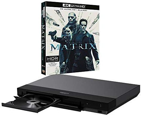 Sony UBP-X700 MULTIREGION Bundle including The Matrix Ultra HD 4K Blu-ray Disc
