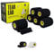 6 Rolls - SPORTTAPE EAB Tape | 7.5cm x 4.5m - Black - Tearable Elastic Adhesive Bandage | Rugby Lifting Tape, Tear Light Strapping Tape for Medical, Lifting Blocks, Knee Strapping, Elbow & Wrist