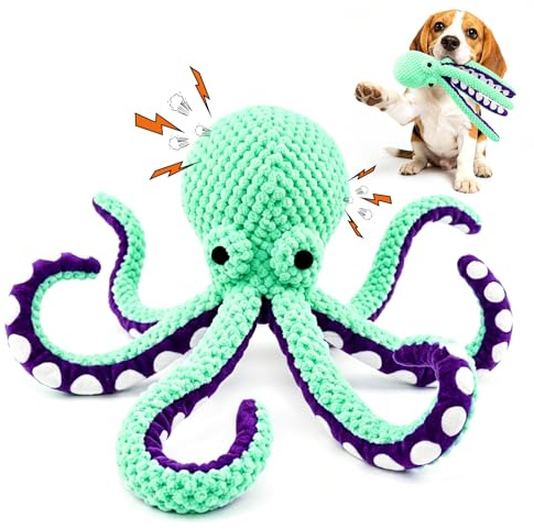 Fuufome Large Squeaky Dog Toys- Plush Dog Toys with Soft Fabric for Small, Medium, and Large Dogs Daily Companionship, Training Reward Gift