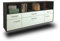 Lqliving Kommode Sideboard Bellevue, Korpus in anthrazit matt, Front im trendigem Mint (180x77x35cm), inkl. Metall Griffen, Wandmontage, Made in Germany