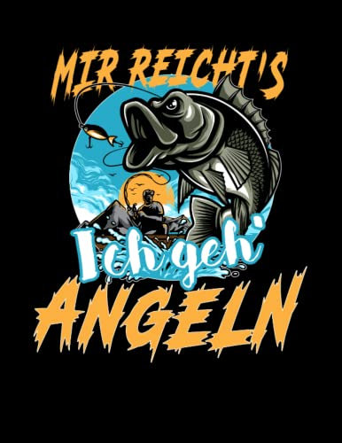 Mir reicht' ich geh Angeln.: Du bist ein Angler oder Sportfischer mit Humor? Trinkst gerne Bier? Geschenk oder Geschenkidee. Der Lacher beim ... ein Biertrinker. Hopfen und Angeln am Wasser.
