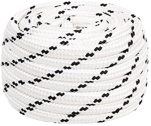 vidaXL Corda da Lavoro Bianca 18 mm 50 m in Poliestere