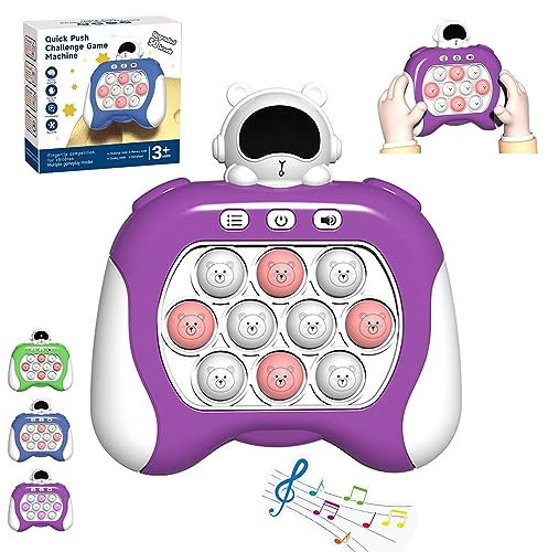 Schnelle Push Blasen Spielkonsole Push Blase Pop Puzzle Spiel Sensorische Fidget Spielzeug für Kinder 6 7 8 9 10 12 Jahre alte Jungen Mädchen Teens Autismus Party Ice Breaking Spiel
