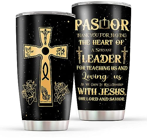 Christliche Gebetsgeschenke für Pastor – Wertschätzungsgeschenkideen für Männer und Frauen, Dankeschön-Tasse, 590 ml