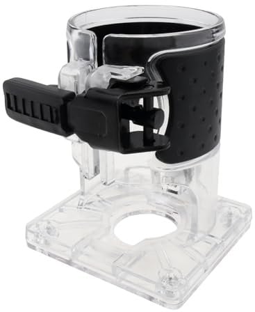 ChgImposs Base de fresadora eléctrica de fijación rápida, accesorio duradero para máquina de fresado, caja compacta de madera