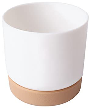 MONOJLY Pots de fleurs en plastique imitation céramique pour plantes grasses - Grand / petit pot de fleurs pour cactus - Haute résistance