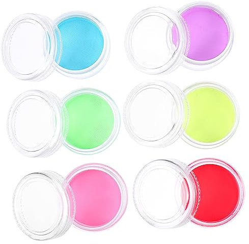 DOITOOL 6pièces Lot De Eye-liners Fluorescents Pour Maquillage Cosplay Couleurs Assorties