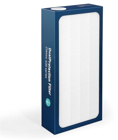 Upgraded Classic 400 Series Replacement Filter-Compatible with Blueair 400 Series Air Purifier Particle Filter Replacement, Part # 480i, 402, 403, 405, 410，455EB, 450E Replacement Filter-1PACK