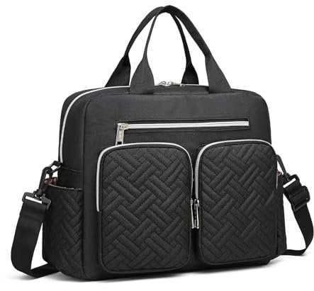 KONO Unisex Eq2248 Wickeltasche für Babys, Schwarz