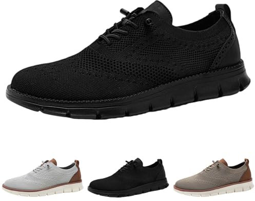 Wearbreeze-Schuhe für Herren, Breeze Urban Schuhe Herren, Urban – Ultrabequeme Schuhe, Breeze Schuhe Herren Atmungsaktive Mesh-Freizeitkleidung-Bootsschuhe Gestrickter Stoff Schnürschuhe 39-53