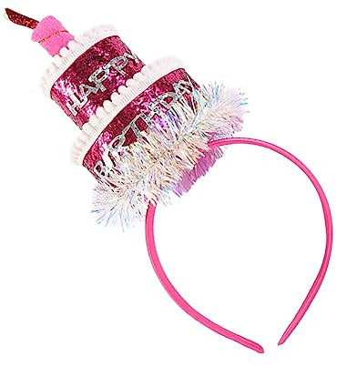 BELLIFFY Geburtstag Haarreif Partykopfschmuck Torte Hut Haarband Geburtstag Accessoires Kopfschmuck Für Jungen Partydekorationen