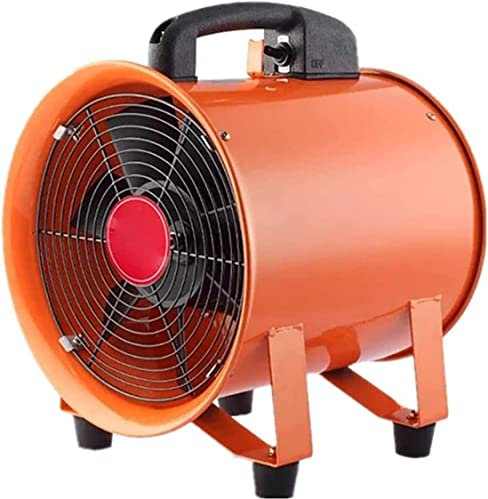 Industrial Mobile Exhaust Fan - Explosion-proof Portable Axial Flow Blower | Ventilation Extractor for Garage, Warehouse, Restaurant | Multifunctional Ventilator Fume Extractor
