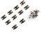10 Stück antike Bronze-Fliesen für Schmuck und Handwerksprojekte (Bronze)