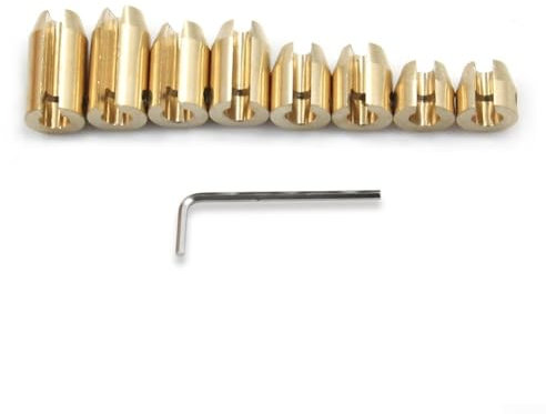 Motorrad-Speichen-Auswuchtgewichte, Messing, wiederverwendbar, 8/12/14 Stück für verbesserte Leistung (8 Stück)