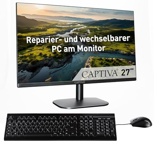 Captiva Business PC Bundle Starter|3 100U|16GB DDR5 S/O|Graphics|500 GB|27|Win11