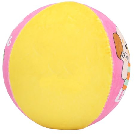RIZGHWOY Silent-Ball für Zur Entwicklung Motorischer Fähigkeiten, Weicher, Hoch Belastbarer Mute-Ball für, Vielseitig Einsetzbar für Zuhause und Schule (Rosa-gelbe Farbe)