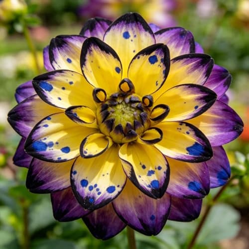 Farbenfrohe Dahlie-Rhizom In GroßPackungen, dahlia, Fachgerecht Gepflanzt,GartenverschöNerung-2Rhizome-A