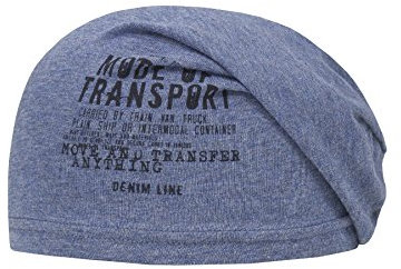 Döll Jungen Bohomütze Jersey Mütze, Blau (Atka 8316), S (Herstellergröße: 49)
