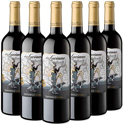 Don Luciano Reserva - Vino Tinto D.O. La Mancha - Caja de 6 Botellas x 750 ml